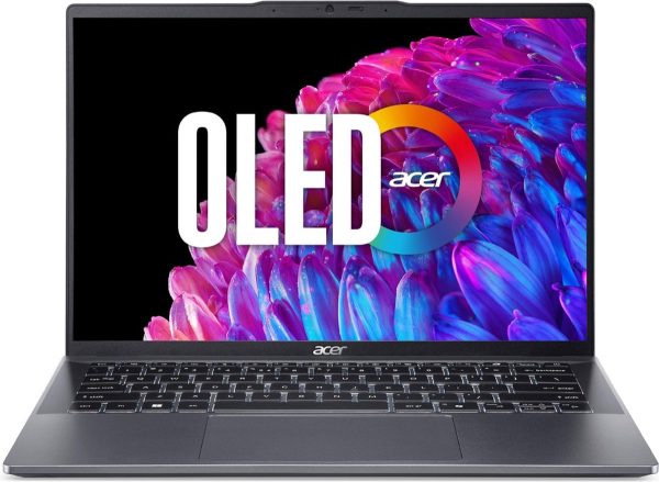 Acer Swift Go 14 OLED SFG14-63-R6 - 14 inch - AMD Ryzen 5 8645HS - 16GB RAM - 2880 x 1800 WQ2.8K 90Hz Scherm - 512GB SSD - QWERTY toetsenbord (4711474133304)