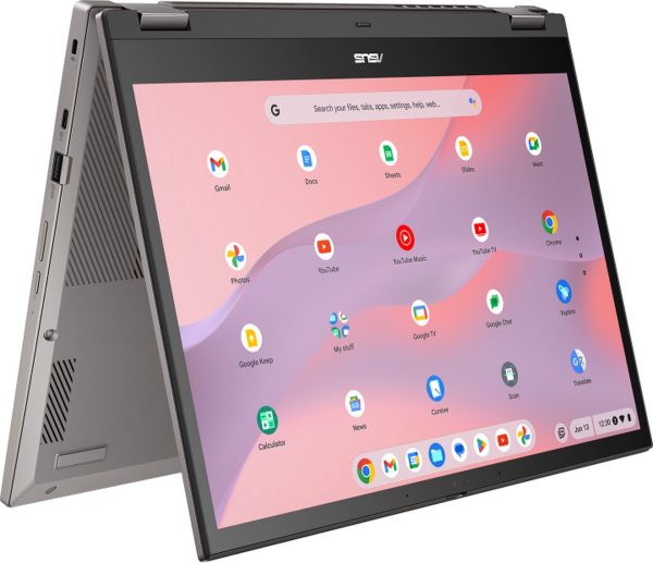 ASUS Chromebook CX34 Flip CB3401FBA-LZ0187 Intel® Core™ i5 i5-1235U 35,6 cm (14") Touchscreen WUXGA 16 GB LPDDR4x-SDRAM 256 GB SSD Wi-Fi 6E (802.11ax) ChromeOS Grijs (4711387103951)
