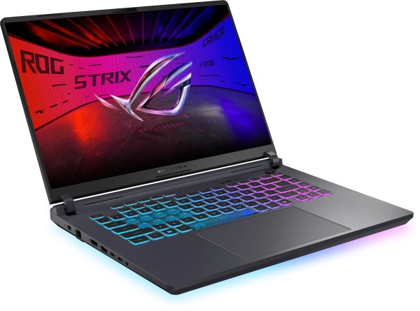 ASUS ROG Strix G16 G615LW-S5058W - Laptop - 16" WQXGA - Intel Core Ultra 9 275HX - NVIDIA GeForce RTX 5080 - 32 GB DDR5 - 1 TB SSD - Windows 11 Home - QWERTY - grijs (4711387828021)