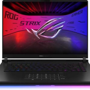 ASUS ROG Strix SCAR 16 G635LX-RW042W - Laptop - 16" WQXGA - Mini LED - Intel Core Ultra 9 275HX - NVIDIA GeForce RTX 5090 - 64 GB DDR5 - 2 TB SSD - Windows 11 Home - QWERTY - zwart (4711387842980)