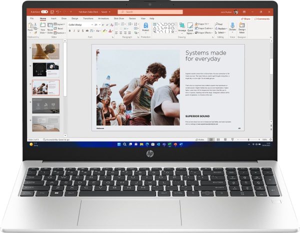 HP 255 G10 AMD Ryzen™ 7 7730U Laptop 39,6 cm (15.6") Full HD 8 GB DDR4-SDRAM 512 GB SSD Wi-Fi 6 (802.11ax) Windows 11 Home Zilver (0198122949120)