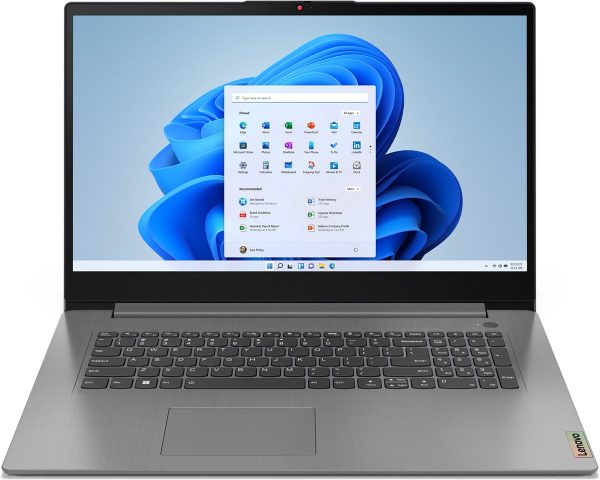 Lenovo IdeaPad 3 17IAU7 Intel® Core™ i5 i5-1235U Laptop 43,9 cm (17.3") Full HD 8 GB DDR4-SDRAM 512 GB SSD Wi-Fi 6 (802.11ax) Windows 11 Home Engels Grijs (0198154162160)