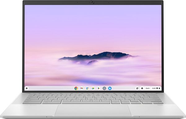 ASUS Chromebook Plus Enterprise CX54 CB5403CMA-QM0260 Intel Core Ultra 5 115U 35,6 cm (14") Touchscreen WQXGA 16 GB LPDDR5x-SDRAM 128 GB SSD Wi-Fi 6E (802.11ax) ChromeOS US International Zilver (4711387963531)