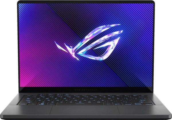 ASUS ROG Zephyrus G14 (2024) GA403UV-QS020W AMD Ryzen 9 8945HS (24MB Cache, 4GHz), 16GB LPDDR5x-SDRAM, 1000GB SSD, 35.6 cm (14") 3K 2880 x 1800 OLED, NVIDIA GeForce RTX 4060, 8GB GDDR6 (4711387349717)