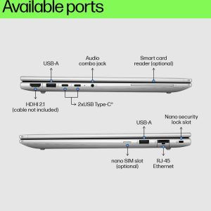 HP EliteBook 640 G11 Intel Core Ultra 5 125U Laptop 35,6 cm (14") WUXGA 16 GB DDR5-SDRAM 512 GB SSD Wi-Fi 6E (802.11ax) Windows 11 Pro Zilver (0198415275479)