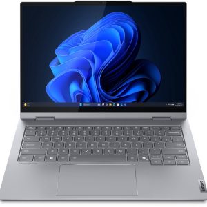 Lenovo ThinkBook 14 2-in-1 G5 IAU Intel Core Ultra 5 225U Hybride (2-in-1) 35,6 cm (14") Touchscreen WUXGA 16 GB DDR5-SDRAM 512 GB SSD Wi-Fi 6E (802.11ax) Windows 11 Pro US International Grijs (0198156417312)