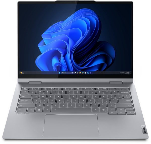Lenovo ThinkBook 14 2-in-1 G5 IAU Intel Core Ultra 5 225U Hybride (2-in-1) 35,6 cm (14") Touchscreen WUXGA 16 GB DDR5-SDRAM 512 GB SSD Wi-Fi 6E (802.11ax) Windows 11 Pro US International Grijs (0198156417312)
