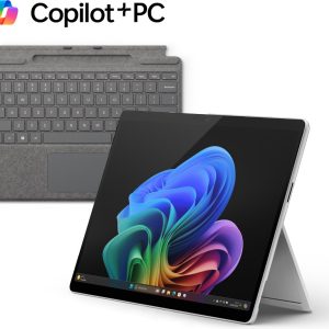 Microsoft Surface Pro 11 - OLED Copilot+ Laptop + Toetsenbord - Snapdragon X Elite/16GB RAM/512GB SSD - 13 inch - QWERTY - Platina (0664404552437)