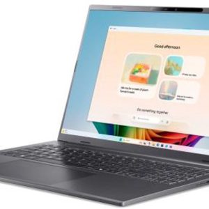 Acer Aspire 16 AI A16-52M-709S Intel Core Ultra 7 256V Laptop 40,6 cm (16") WUXGA 16 GB LPDDR5x-SDRAM 512 GB SSD Wi-Fi 7 (802.11be) Windows 11 Home Grijs (4711474612120)