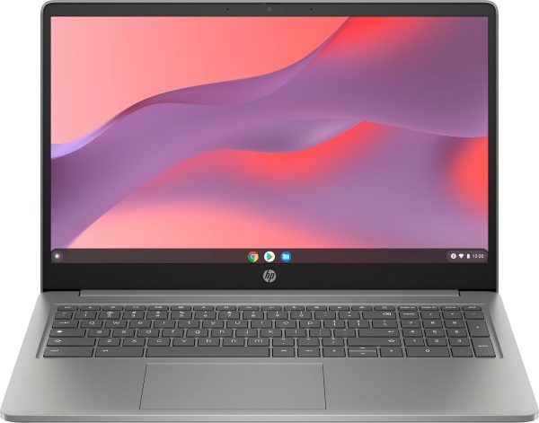 HP Chromebook 15a-nb0100nd Intel® N N100 39,6 cm (15.6") Full HD 4 GB LPDDR5-SDRAM 128 GB UFS Wi-Fi 6 (802.11ax) ChromeOS Zilver (0198828165251)