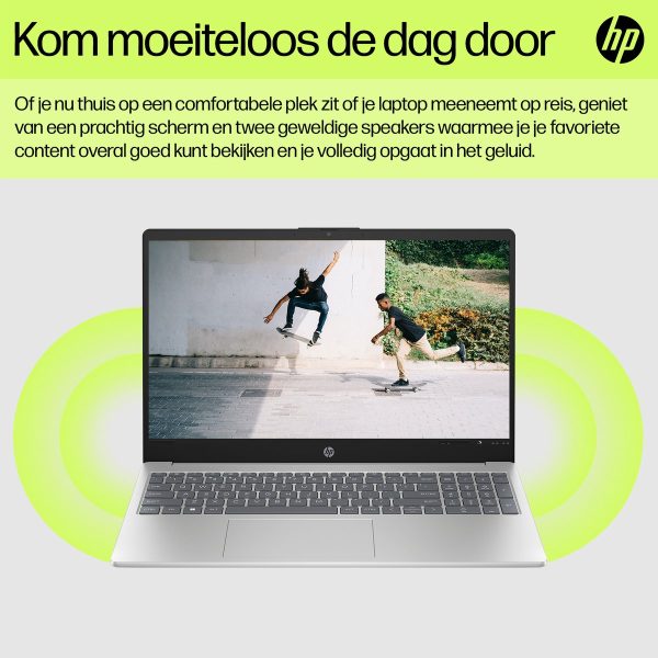 HP Laptop 15-fd0071nd Intel® Core™ i7 i7-1355U 39,6 cm (15.6") Full HD 16 GB DDR4-SDRAM 512 GB SSD Wi-Fi 6 (802.11ax) Windows 11 Home Zilver (0199251346293)