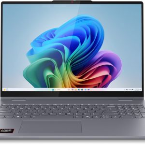 Lenovo IdeaPad 5 2-in-1 16AKP10 Copilot+ PC AMD Ryzen AI 7 PRO 350 Hybride (2-in-1) 40,6 cm (16") Touchscreen WUXGA 16 GB LPDDR5x-SDRAM 512 GB SSD Wi-Fi 6 (802.11ax) Windows 11 Home Engels Grijs (0199271309568)