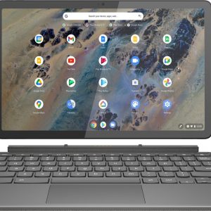 Lenovo IdeaPad Duet 3 Chrome 11Q727 Qualcomm Snapdragon 7c Gen 2 Chromebook 27,8 cm (10.9") Touchscreen 2K 4 GB LPDDR4x-SDRAM 64 GB eMMC Wi-Fi 5 (802.11ac) ChromeOS Duits Grijs (0196379416969)