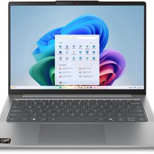 Lenovo IdeaPad Slim 5 14AKP10 Copilot+ PC AMD Ryzen AI 5 340 Laptop 35,6 cm (14") WUXGA 24 GB DDR5-SDRAM 512 GB SSD Wi-Fi 7 (802.11be) Windows 11 Home Engels Grijs (0199271275009)