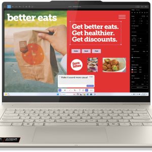 Lenovo Yoga 7 2-in-1 14AKP10 Copilot+ PC AMD Ryzen AI 5 340 Hybride (2-in-1) 35,6 cm (14") Touchscreen WUXGA 16 GB LPDDR5x-SDRAM 512 GB SSD Wi-Fi 7 (802.11be) Windows 11 Home Engels (0199271296264)