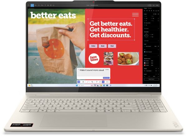 Lenovo Yoga 7 2-in-1 16AKP10 Copilot+ PC AMD Ryzen AI 7 350 Hybride (2-in-1) 40,6 cm (16") Touchscreen 2.8K 16 GB LPDDR5x-SDRAM 512 GB SSD Wi-Fi 7 (802.11be) Windows 11 Home Engels (0199271296271)