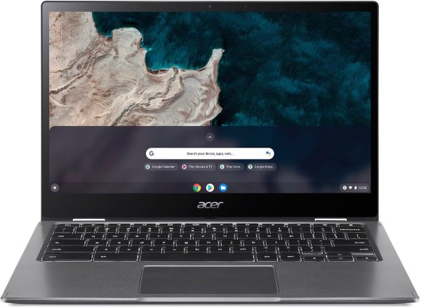 Acer Chromebook Spin 513 R841T-S15P Qualcomm Snapdragon 7c 33,8 cm (13.3") Touchscreen Full HD 4 GB LPDDR4x-SDRAM 64 GB eMMC Wi-Fi 5 (802.11ac) ChromeOS Grijs (4710886713722)