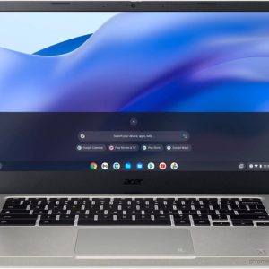 Acer Chromebook Vero 514 Intel Core i5-1235U (1.3GHz, 12MB L3), 35.6 cm (14") FHD IPS ComfyView (1920 x 1080), 8GB LPDDR4X SDRAM, 256GB PCIe NVMe SSD, Intel Iris Xe Graphics, Wi-Fi 6E AX (2x2) + Bluetooth 5.2, Chrome OS (4711121507922)