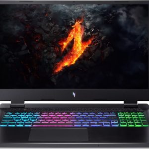 Acer Nitro 17 AN17-42-R1GA AMD Ryzen™ 7 8845HS Laptop 43,9 cm (17.3") Quad HD 32 GB DDR5-SDRAM 1 TB SSD NVIDIA GeForce RTX 4070 Wi-Fi 6E (802.11ax) Windows 11 Home Zwart (4711474074966)