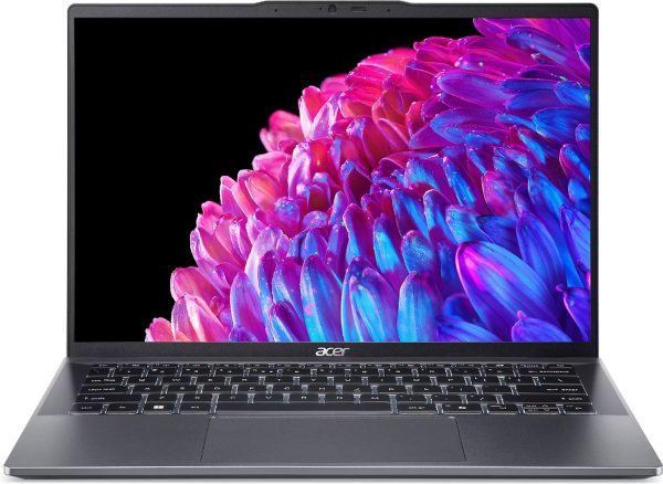 Acer Swift Go 14 SFG14-63-R5HM AMD Ryzen™ 7 8845HS Laptop 35,6 cm (14") WQXGA+ 16 GB LPDDR5x-SDRAM 1 TB SSD Wi-Fi 6E (802.11ax) Windows 11 Home Grijs (4711121999703)