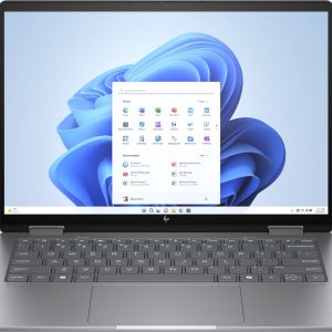 HP ENVY x360 14-fc0670nd Intel Core Ultra 7 155U Hybride (2-in-1) 35,6 cm (14") Touchscreen 3K 32 GB LPDDR5-SDRAM 1 TB SSD Wi-Fi 6E (802.11ax) Windows 11 Home AI PC Grijs (0198415018267)
