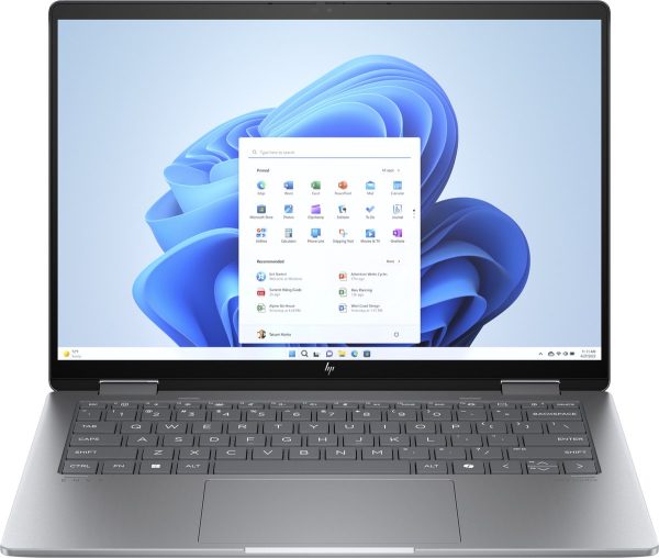 HP ENVY x360 14-fc0670nd Intel Core Ultra 7 155U Hybride (2-in-1) 35,6 cm (14") Touchscreen 3K 32 GB LPDDR5-SDRAM 1 TB SSD Wi-Fi 6E (802.11ax) Windows 11 Home AI PC Grijs (0198415018267)