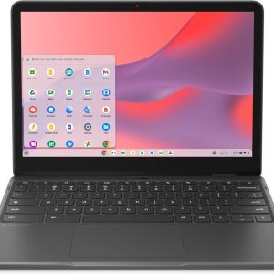 Lenovo 500e Yoga Chromebook Gen 4 Intel® N N100 31 cm (12.2") Touchscreen WUXGA 8 GB LPDDR5-SDRAM 64 GB eMMC Wi-Fi 6E (802.11ax) ChromeOS Engels Grijs (0196804831930)