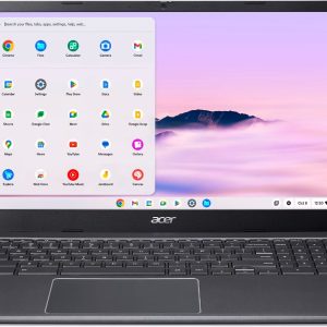 Acer Chromebook CBE595-2T-55NF Intel Core 5 120U 39,6 cm (15.6") Touchscreen Full HD 8 GB LPDDR5x-SDRAM 256 GB SSD Wi-Fi 6E (802.11ax) ChromeOS Grijs (4711474010254)