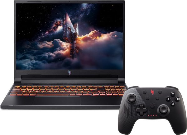 Acer Nitro V 16 AI ANV16-42-R8ME Copilot+ PC AMD Ryzen™ 7 260 Laptop 40,6 cm (16") WUXGA 16 GB DDR5-SDRAM 1 TB SSD NVIDIA GeForce RTX 5070 Wi-Fi 6E (802.11ax) Windows 11 Home Zwart (4711474596000)