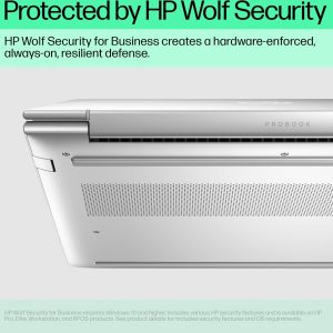 HP ProBook 460 G11 Intel Core Ultra 7 155U Laptop 40,6 cm (16") WUXGA 16 GB DDR5-SDRAM 512 GB SSD Wi-Fi 6E (802.11ax) Windows 11 Pro Zilver (0198415336378)