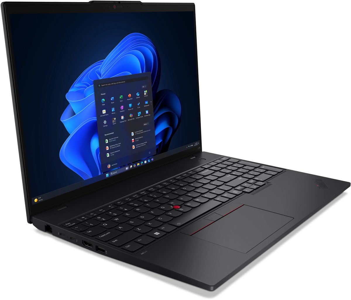 Lenovo ThinkPad L16 Gen 2 (Intel) Intel Core Ultra 7 255U Laptop 40,6 cm (16") WUXGA 16 GB DDR5-SDRAM 512 GB SSD Wi-Fi 6E (802.11ax) Windows 11 Pro Engels Zwart (0198158209298)