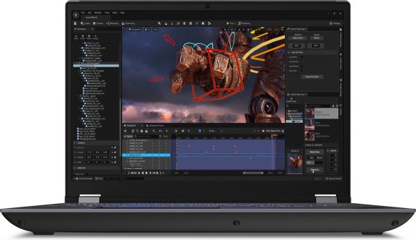 Lenovo ThinkPad P16 Gen 2 Intel® Core™ i7 i7-14700HX Mobiel werkstation 40,6 cm (16") WUXGA 16 GB DDR5-SDRAM 512 GB SSD NVIDIA RTX 1000 Ada Wi-Fi 6E (802.11ax) Windows 11 Pro Engels Grijs, Zwart (0198153868209)