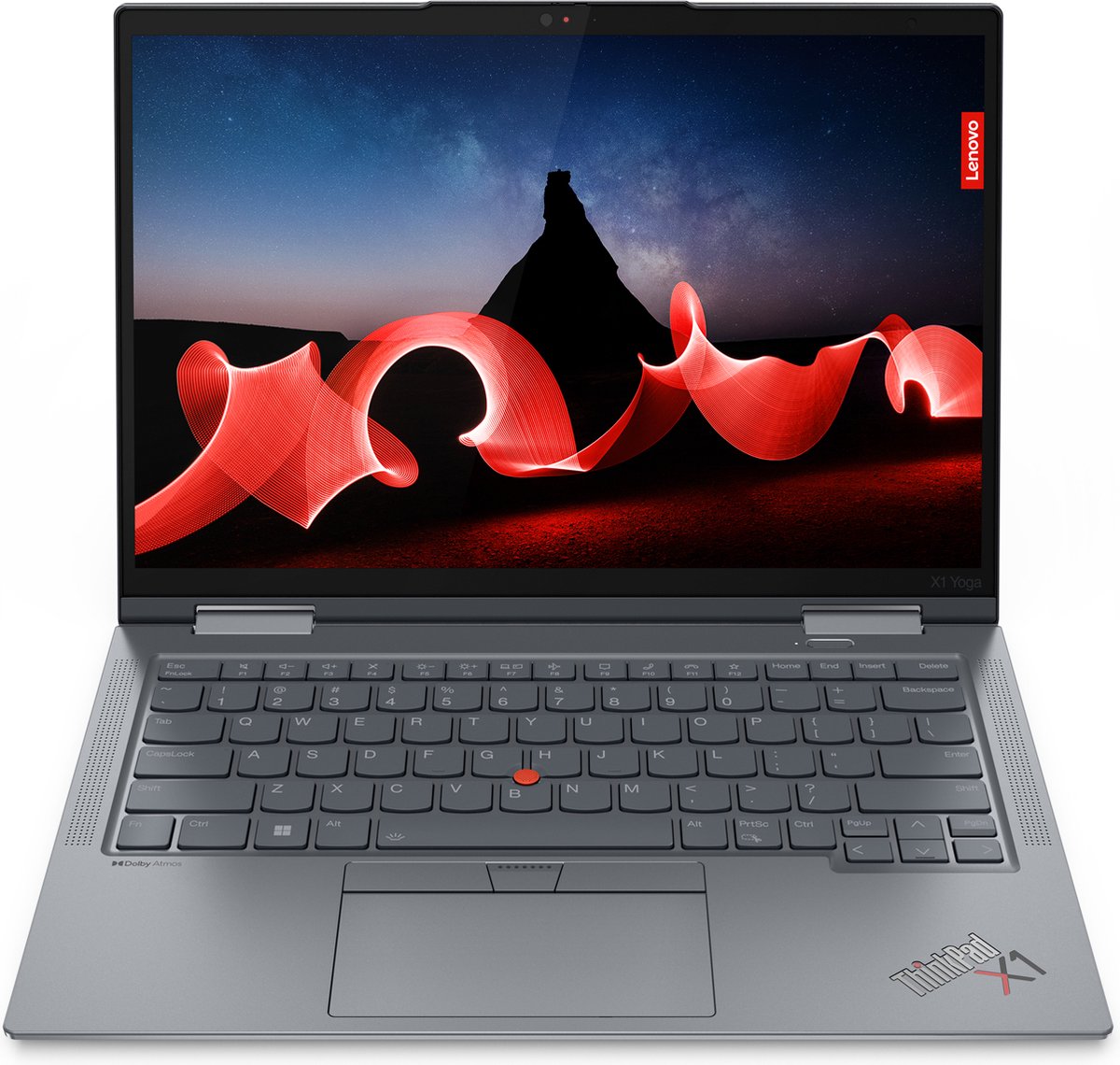 Lenovo ThinkPad X1 Yoga Gen 8 Intel® Core™ i7 i7-1355U Hybride (2-in-1) 35,6 cm (14") Touchscreen WUXGA 32 GB LPDDR5-SDRAM 1 TB SSD Wi-Fi 6E (802.11ax) Windows 11 Pro Engels Grijs (0197529538159)