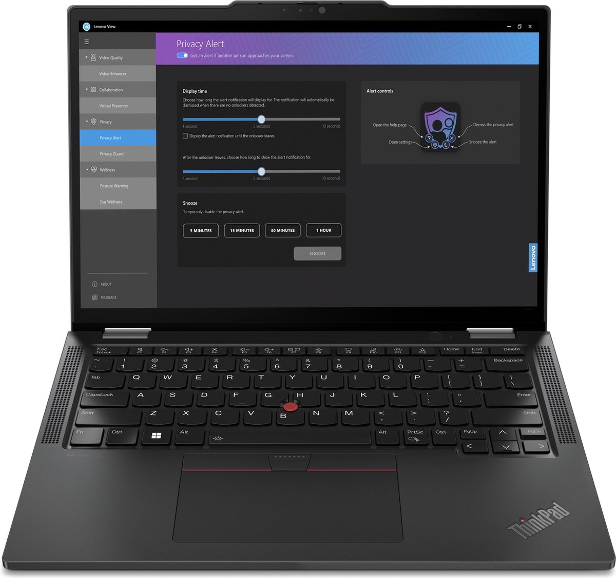 Lenovo ThinkPad X13 2-in-1 Gen 5 Intel Core Ultra 5 125U Hybride (2-in-1) 33,8 cm (13.3") Touchscreen WUXGA 16 GB LPDDR5x-SDRAM 512 GB SSD Wi-Fi 6E (802.11ax) Windows 11 Pro Brits Engels Zwart (0197530097102)