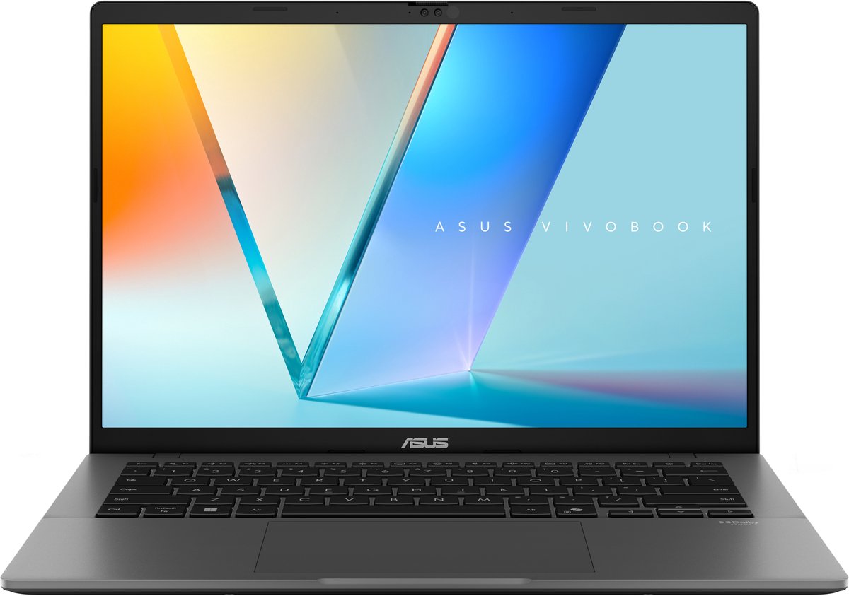 ASUS Vivobook S 14 M3407HA-LY095W AMD Ryzen™ 7 260 Laptop 35,6 cm (14") WUXGA 16 GB DDR5-SDRAM 512 GB SSD Wi-Fi 6 (802.11ax) Windows 11 Home Nederlands Grijs (4711636060653)