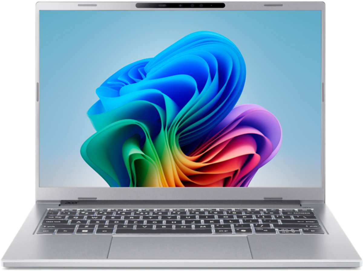 Acer Aspire 14 AI A14-61M-R7S6 Copilot+ PC AMD Ryzen AI 5 340 Laptop 35,6 cm (14") WUXGA 32 GB LPDDR5x-SDRAM 1 TB SSD Wi-Fi 6E (802.11ax) Windows 11 Home Zilver (4711474577658)