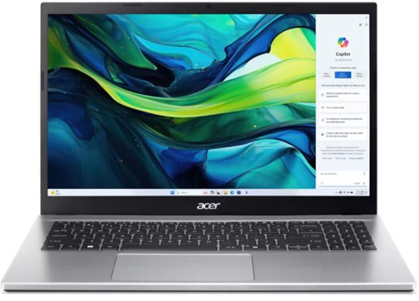 Acer Aspire Go 15 AG15-42P-R8FN AMD Ryzen™ 5 5625U Laptop 39,6 cm (15.6") Full HD 8 GB DDR4-SDRAM 512 GB SSD Wi-Fi 6 (802.11ax) Windows 11 Home Zilver (4711474322739)