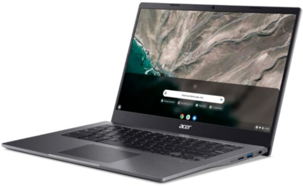 Acer Chromebook CB514-1W-353X Intel® Core™ i3 i3-1115G4 35,6 cm (14") Full HD 8 GB LPDDR4x-SDRAM 128 GB SSD Wi-Fi 6 (802.11ax) ChromeOS Duits Grijs (4710886782063)