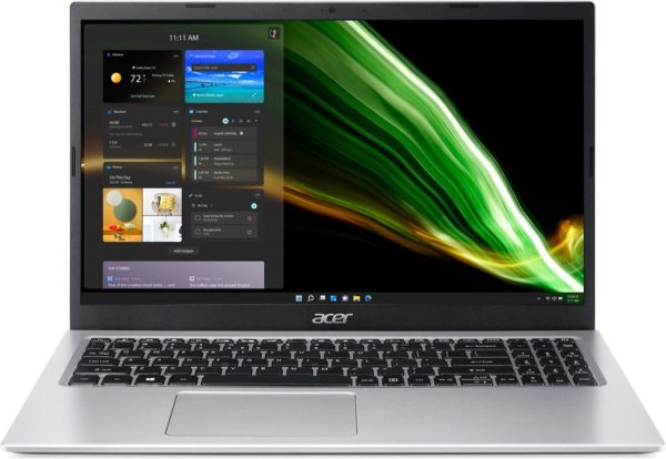 Acer Laptop Aspire 3 A315-35-C1K2 15.6" Intel Celeron 4 GB RAM 128 GB SSD Pure Silver - QWERTZU Luxemburg toetsenbord (4711121342110)