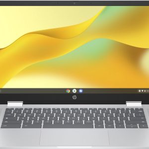HP Chromebook x360 14b-cd0005nd Intel® N N100 35,6 cm (14") Touchscreen Full HD 4 GB LPDDR5-SDRAM 128 GB Flash Wi-Fi 6 (802.11ax) ChromeOS Zilver (0198122697052)