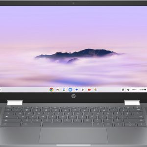 HP Chromebook x360 14b-cd0075nd Intel® Core™ i3 i3-N305 35,6 cm (14") Touchscreen Full HD 8 GB LPDDR5-SDRAM 256 GB Flash Wi-Fi 6 (802.11ax) ChromeOS Zilver (0198122697083)
