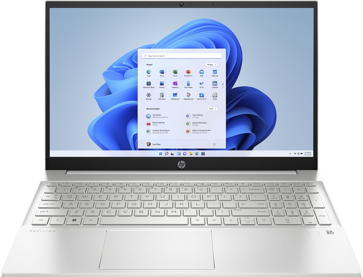 HP Pavilion 15-eg2848nd Intel® Core™ i5 i5-1235U Laptop 39,6 cm (15.6") Full HD 16 GB DDR4-SDRAM 512 GB SSD Wi-Fi 6 (802.11ax) Windows 11 Home Zilver (0196548783366)