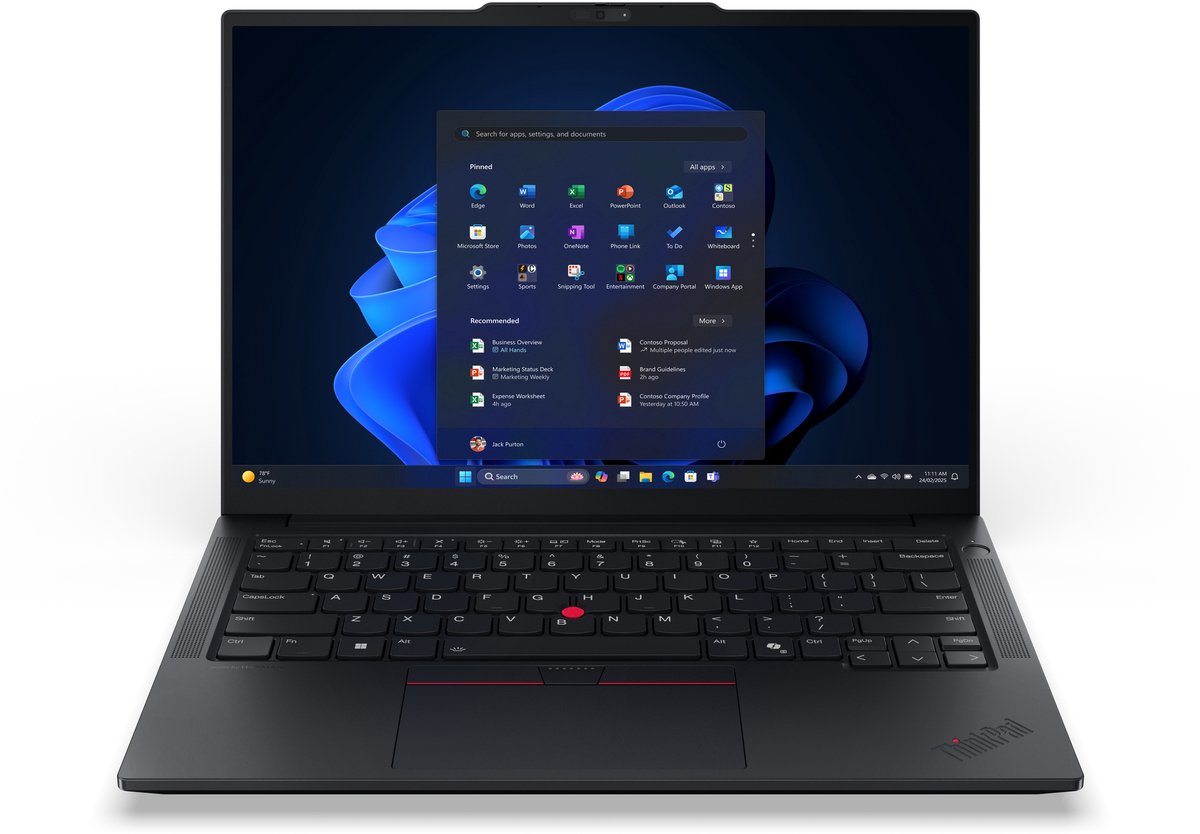 Lenovo ThinkPad E14 Gen 7 (AMD) AMD Ryzen™ 7 250 Laptop 35,6 cm (14") WUXGA 16 GB DDR5-SDRAM 512 GB SSD Wi-Fi 6E (802.11ax) Windows 11 Pro Engels Zwart (0198157652736)