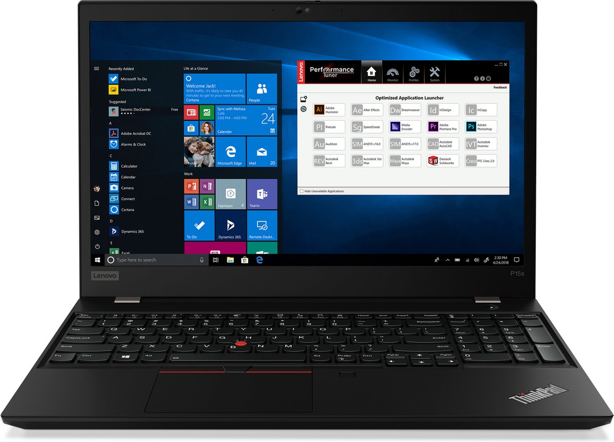 Lenovo ThinkPad P15s Gen 1 Intel® Core™ i7 i7-10610U Mobiel werkstation 39,6 cm (15.6") Full HD 16 GB DDR4-SDRAM 512 GB SSD NVIDIA Quadro P520 Wi-Fi 6 (802.11ax) Windows 10 Pro Zwart (0195042058895)