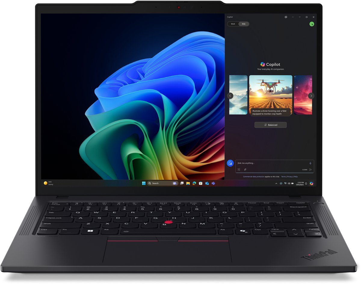 Lenovo ThinkPad T14 Gen 6 (AMD) Copilot+ PC AMD Ryzen AI 7 350 Laptop 35,6 cm (14") WUXGA 32 GB DDR5-SDRAM 1 TB SSD Wi-Fi 7 (802.11be) Windows 11 Pro Engels Zwart (0198157695245)