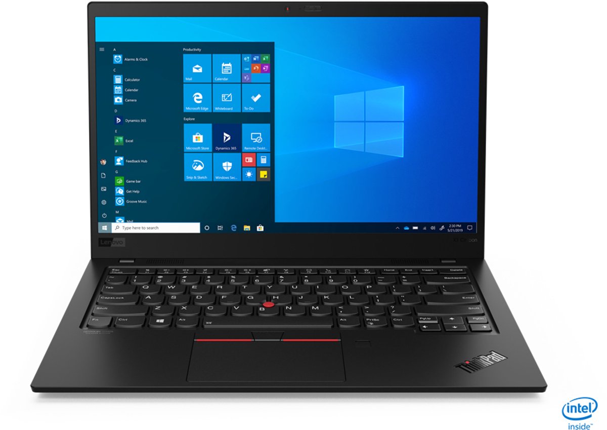Lenovo ThinkPad X1 Carbon Gen 8 Intel® Core™ i7 i7-10510U Laptop 35,6 cm (14") Full HD 16 GB LPDDR3-SDRAM 512 GB SSD Wi-Fi 6 (802.11ax) Windows 11 Pro Zwart (0195348027571)