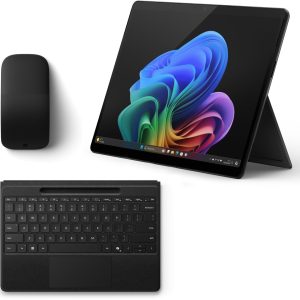 Microsoft Surface Pro 11 - OLED Copilot+ Laptop + Pro Toetsenbord & Arc Muis - Snapdragon X Elite/16GB RAM/512GB SSD - 13 inch - QWERTY - Zwart (0664404558668)