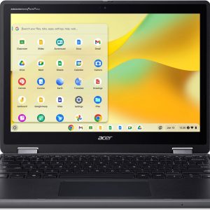 Acer Chromebook R857T-TCO-C04U Intel® N N150 31 cm (12.2") Touchscreen WUXGA 8 GB LPDDR5x-SDRAM 64 GB eMMC Wi-Fi 6E (802.11ax) ChromeOS US International Zwart (4711474493248)
