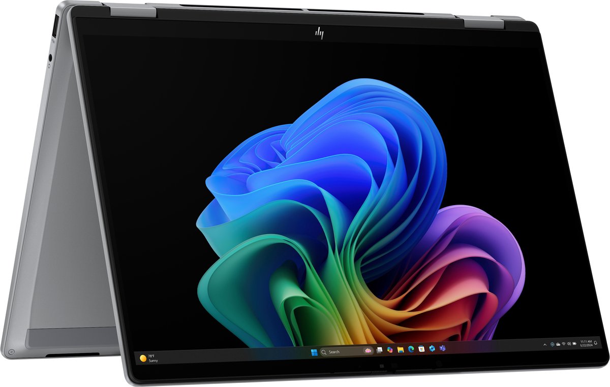 HP OmniBook X Flip NGAI 14-fk0772nd - 2-in-1 Copilot+ Laptop - 14 inch - OLED - 1.39 KG - Ryzen AI 7 - 32 GB RAM - 1000 GB - Windows 11 Home (0199251727542)