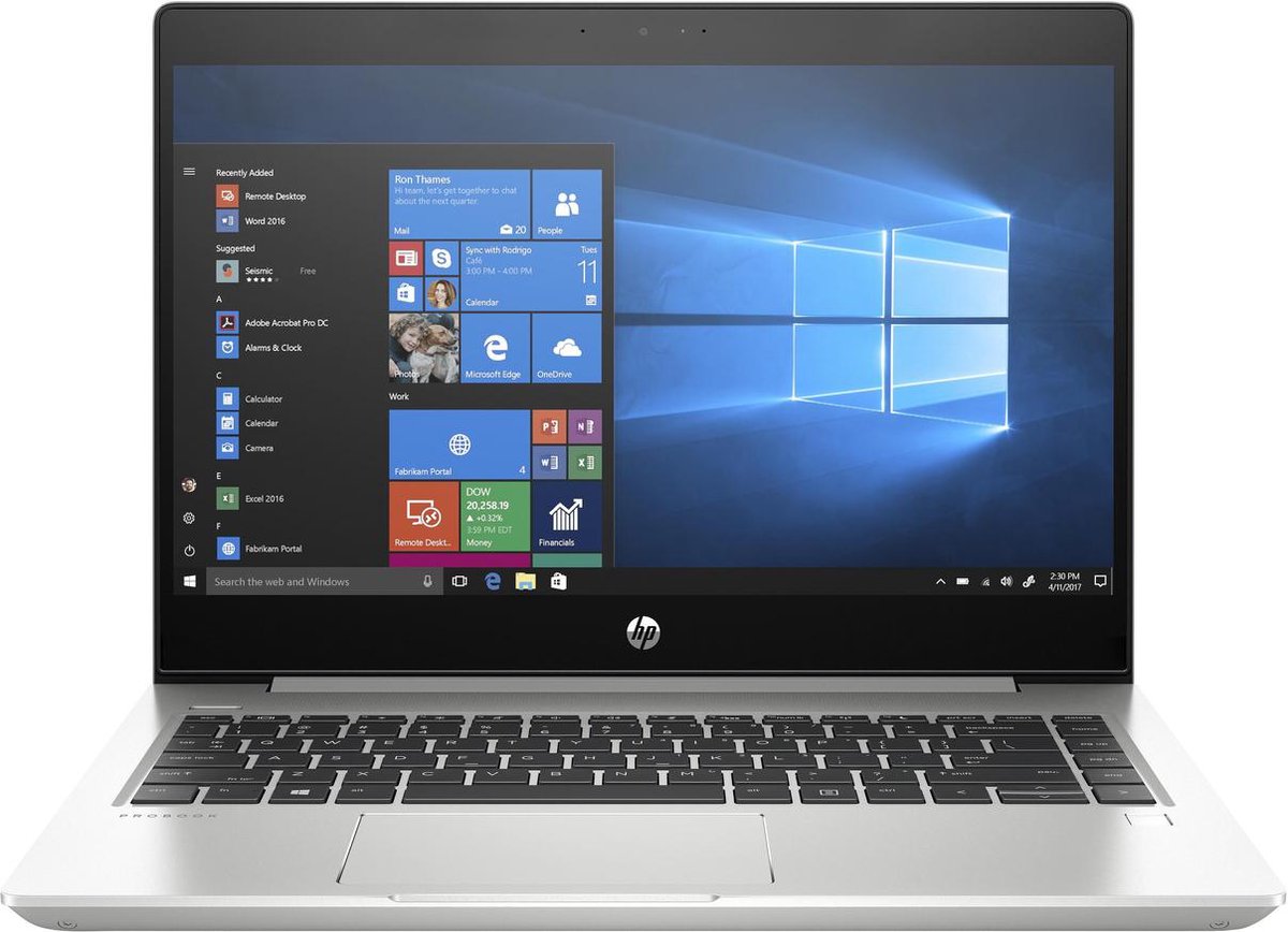 HP ProBook 440 G6 35.6 cm (14") Notebook - 1920 x 1080 - Core i5 i5-8265U - 8 GB RAM - 256 GB SSD - Natural Silver - Windows 10 Pro 64-bit - Intel UHD Graphics 620 - Intel Opt... (0193424964635)